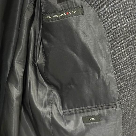 John Varvatos Luxe Wool Silk Linen Cashmere Blend Blazer Jacket - Picture 6 of 11